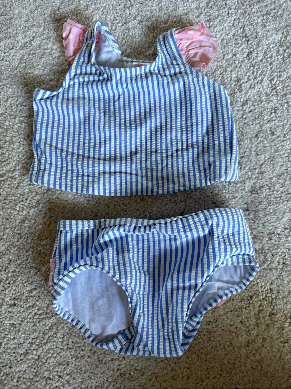 Lot of 3 Ruffle Butts Swimsuits 6-12m